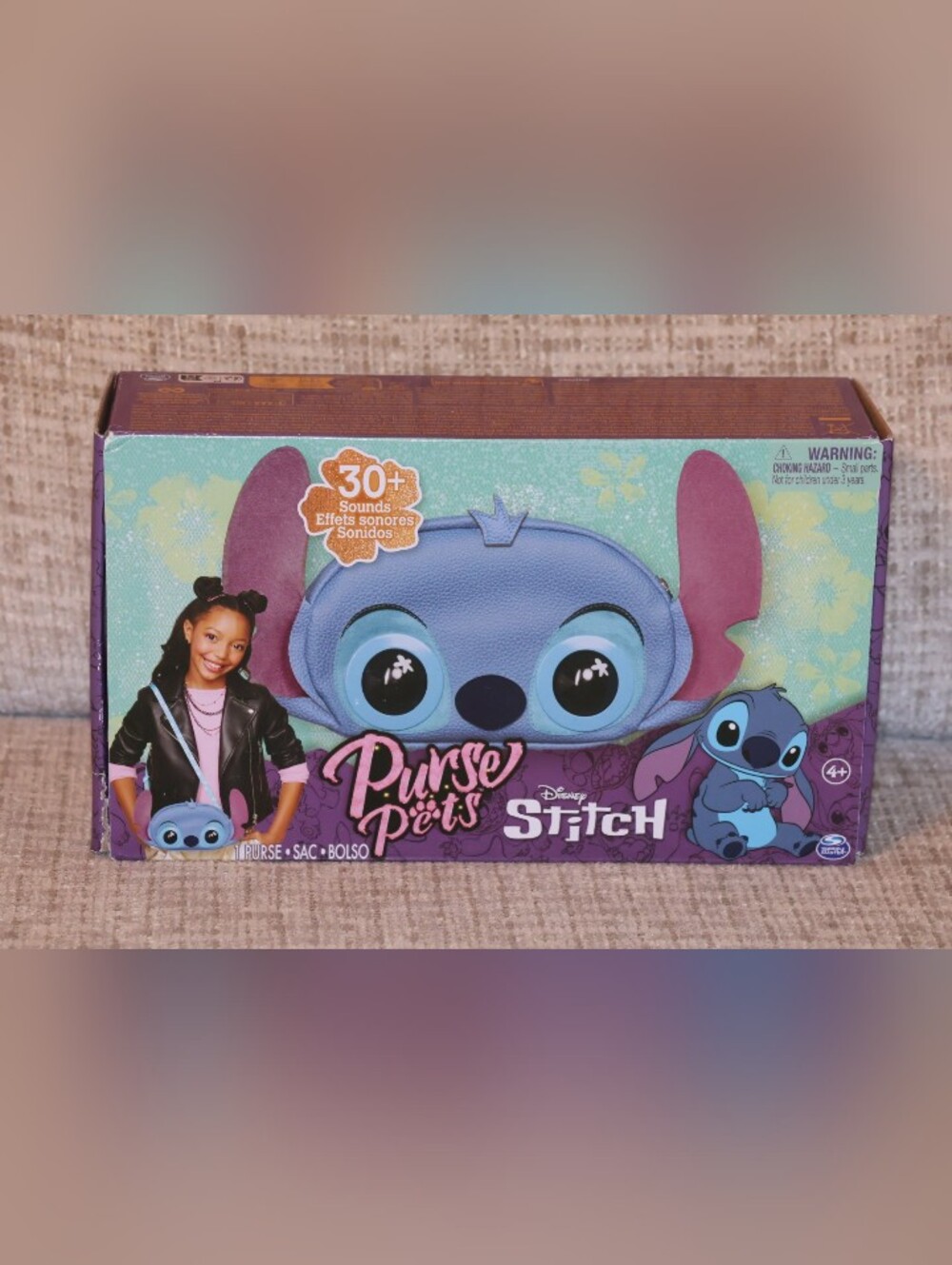 Disney's Stitch Kids' Interactive Purse Pet- Crossbody & Shoulder Bag. NWT.